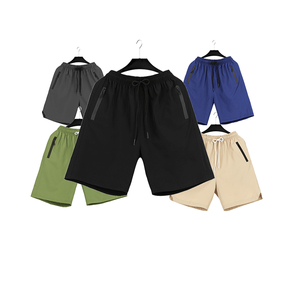 Shorts pour hommes sur mesure couleur unie Style High Street Fabriqué au Pakistan Tissu en coton en vente Shorts pour hommes décontractés - Product Image 4