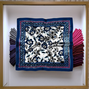 Pañuelo Cuadrado de Seda 100% para Mujer, Estilo Vintage, Estampado Digital, Accesorio de Moda Multifuncional, Regalo para Damas en 2025 - Product Image 4