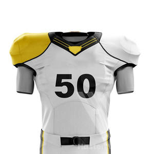 Vêtements de sport pour jeunes ensembles d'uniformes de football américain les plus exigeants uniformes en tissu respirant de qualité supérieure pour les joueurs - Product Image 4