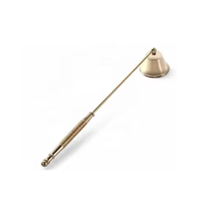 Éteignoir à bougie en laiton décoratif fait à la main, moderne et élégant, fournitures en vrac personnalisées de qualité supérieure, matériau métallique - Product Image 5