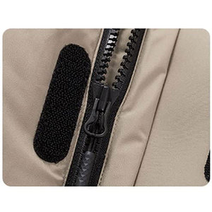 Veste d'hiver matelassée pour homme, fermeture éclair, tricotée, imperméable, coupe-vent, respirante, grande taille, style bulle - Product Image 5
