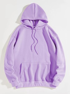 เสื้อฮู้ดผ้าฟลีซผ้าฝ้ายสำหรับผู้หญิง, เสื้อสวมหัวแบบลำลองทรงหลวมมีฮู้ดแฟชั่นอบอุ่นมีโลโก้ด้านหน้าสำหรับฤดูหนาว - Product Image 2