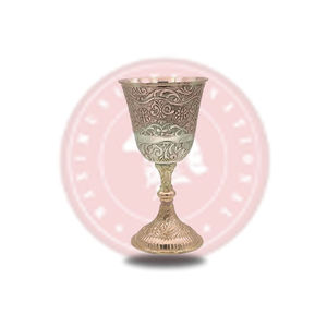 Silver Color Round Large Metal Wine Goblet | Dragon Design Novelty Cup | Gothic Gift <b>Supplies</b> | Party & Collectible Drinkware - Product Image 1