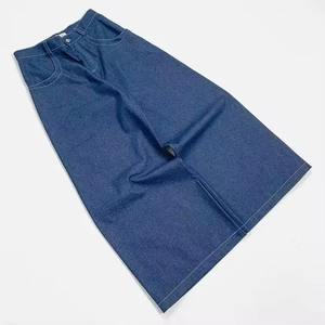 Jeans baggy taille haute, jambe droite, respirant, écologique, denim confortable - Product Image 3