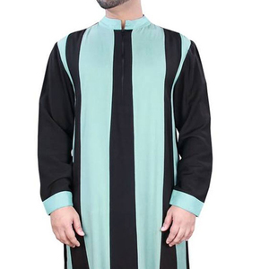 Personnalisé De Haute Qualité Coton Islamique Hommes Robe Hommes de Saudi Arabian Conception Longue Thobe Vêtements Hommes Musulmans Thobe - Product Image 6