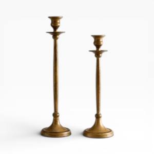 Candelabro de Metal Color Oro Rosa con Detalle de Bola Decorativa y Base Redonda para Decoración Moderna de Lujo - Product Image 3