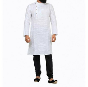 Breathable Men Clothing Long Sleeve Shalwar Kameez 2026 New Arrival Custom Size Pakistani Men Shalwar Kameez For Sales - Product Image 2