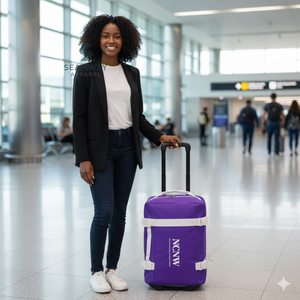 กระเป๋าเดินทางล้อลากขนาดใหญ่ รุ่นทันสมัย สำหรับพักผ่อนและขึ้นเครื่องบิน ยี่ห้อ NCVW Sorority ทนทาน ใช้งานได้หลากหลาย - Product Image 4