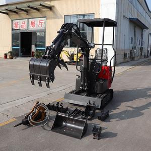 Mini-excavatrice HIGHTOP HT10 de 1 tonne avec moteur à émissions EURO V pour les exploitations agricoles, accessoires pour mini-excavatrice HT10 - Product Image 3