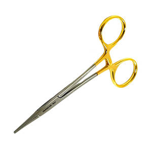 Juego de Hemostáticos Manuales de Acero Inoxidable Alemán de Primera Calidad, 2 Unidades, Rectos y Curvos, 5 Pulgadas, Pinzas Arteriales, Ortodoncia Dental, CE - Product Image 3