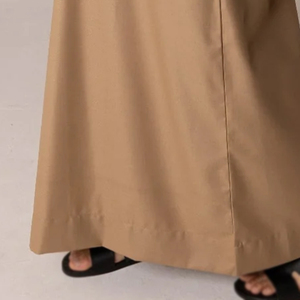 Venta Directa de Fábrica, Dishdasha de Manga Larga con Corte Evase, Ropa Islámica Musulmana de Moda Urbana para Hombre, Thobe, Túnicas Casuales de Poliéster Clásico - Product Image 4