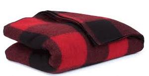 Premium Quality <b>Wool</b> Blanket Heavy Soft Outdoor Camping <b>Wool</b> Blanket in Plaid Check Bunkhouse Design by Harshit International - Product Image 4