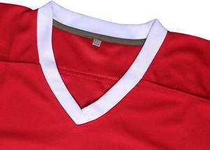 Camisetas de hockey sobre hielo Elite Edition Precio de fábrica al por mayor Sublimación de poliéster de doble punto duradera Pro Fit Ropa de equipo de secado rápido - Product Image 5