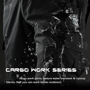 2025กางเกงคาร์โก้แฟชั่นลำลองสำหรับผู้ชายหลากสีผ้าฝ้ายเดนิมทรงหลวมยุทธวิธีออกแบบได้ตามต้องการผ้าฝ้ายกลาง100% กลางแจ้งหลากสี - Product Image 6