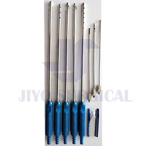 Golden2.5MM-cánulas de liposucción para uso médico, cerrojo de transferencia de grasa corporal completo, extracción y recolección de grasa, color negro, 30CM - Product Image 2