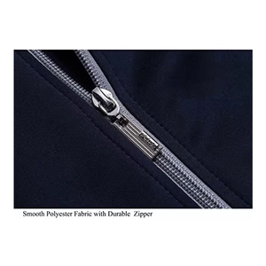 Conjunto Deportivo de Invierno para Hombre, Talla Grande, de Algodón y Felpa, con Capucha, Pantalones Deportivos, Impresión de Logotipo Personalizado, Color Sólido, Ropa Casual de Secado Rápido - Product Image 3