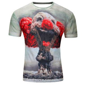 Uso al aire libre Nuevo diseño Hombres Sublimación Camisetas Venta al por mayor Ropa de calle Hombres Sublimación Camisetas - Product Image 1