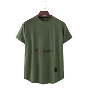 T-shirts à manches courtes pour hommes, tricotés, imprimés, unis, de haute qualité, style décontracté, écologiques, séchage rapide, fournisseur direct d'usine - Product Image 4