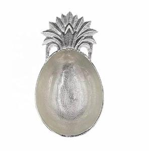 Tazón de Servir de Aluminio con Esmalte, Tazón de Metal Decorativo, Elegante Vajilla para Mesa de Comedor y Decoración de Mesa con Estilo - Product Image 4