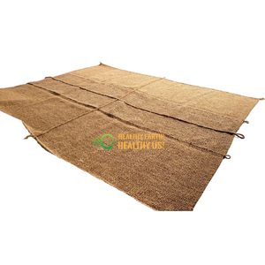 Usine du Vietnam Voile d'ombrage en fibre de coco naturelle Couverture de patio en maille coco rustique pour pergola balcon ou café ombrage de jardin - Product Image 4