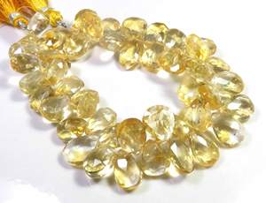 ลูกปัดอัญมณีสีเหลืองซิทรีนธรรมชาติขนาด7.5นิ้ว11x7-16x10mm เกรดชั้นนำพร้อมการเล่นสีสำหรับการทำเครื่องประดับแบบทำมือ - Product Image 6