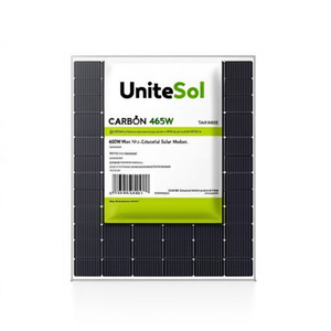 Panel Solar Monocristalino de Media Celda UniteSol 465W Tipo N, Potencia Máxima de 600W, Certificado TUV para Módulo Solar Industrial - Product Image 2