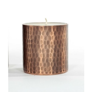 Multi Color <b>Decorative</b> Metal Candle Jar for Home and Christmas Tabletop Lighting Decoration Round Candle Jars - Product Image 5