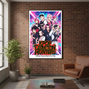 โปสเตอร์อย่างเป็นทางการของ KPop Demon Hunters - งานศิลปะติดผนังระดับพรีเมียมสำหรับแฟนๆ - Product Image 3
