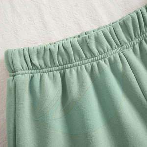 Ensemble court décontracté d'hiver pour femme, personnalisable avec votre propre design, grandes tailles, 2 pièces en molleton de coton avec couleur et logo sur mesure - Product Image 4