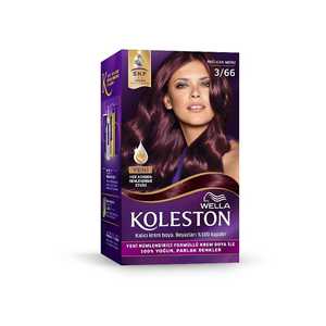 Koleston Oil Hair Dye Kit 3/66 Aubergine Purple avec certificat MSDS - Product Image 1