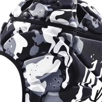 Rugby Camo Design Softshell Casque 7on7 Drapeau Football Casque Soft Shell Logo Personnalisé Couvre-chef Rugby Softshell Casques
