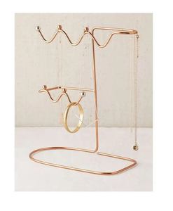 OP & uality-organizador de joyería de diseño sólido, soporte de exhibición de latón pesado vintage a precio asequible, aspecto elegante - Product Image 4