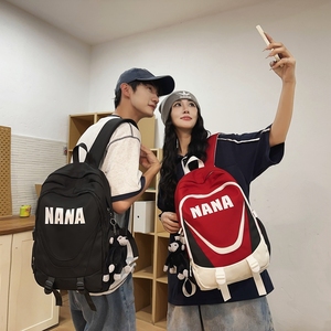 Venta al por mayor Mochila De Viaje Unisex básica resistente al agua patrón geométrico suave forro de nailon cierre de cremallera mochila escolar - Product Image 3