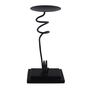 <b>White</b> Painted Design Candle Stand Best for Tableware Home Decor and Festive Decor Indoor Candle Holder Metal Design <b>Candlestick</b> - Product Image 5