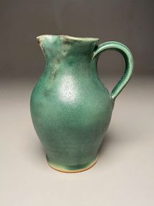 Texture de résine de cruche d'eau de résine de polyester de conception classique extérieure avec le modèle de tourbillon d'abricot d'Aqua pour des cadeaux de Noël de cuisine - Product Image 6