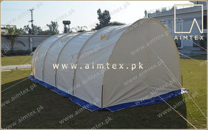 Tienda impermeable central AHA, retardante de fuego, carpas de lona de polialgodón resistentes a los rayos UV, ligeras y móviles con marca personalizada - Product Image 2