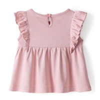 Robes pour fillettes, vêtements pour bébés personnalisés, décontractées, sans manches, 100% coton, fibre de bambou, robe tricotée pour nouveau-né, bouton unique