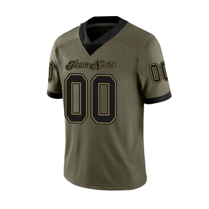 Polyester fait Football américain maille Jersey chemises séchage rapide entraînement compétition unisexe Football chemise pour les jeunes - Product Image 1