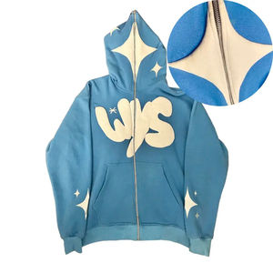 Sweats à capuche pour hommes de qualité supérieure personnalisés, nouveau design, manches longues, possédez votre bouffée d'impression, fond épais, vêtements vintage OEM - Product Image 2