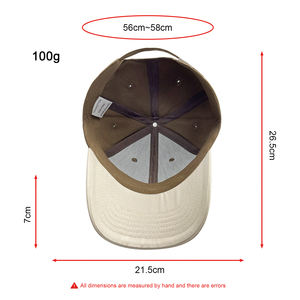 Nouvelle casquette de sport en plein air pour le printemps et l'été Casquette de baseball brodée à 6 panneaux Caractéristique du tissu d'image sportive. - Product Image 4