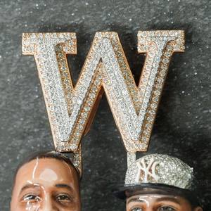 GRA Certified 3.5\" Enamel <b>Painting</b> Portrait Moissanite <b>Diamond</b> Custom Iced Out Pendant Hip Hop Style - Product Image 6