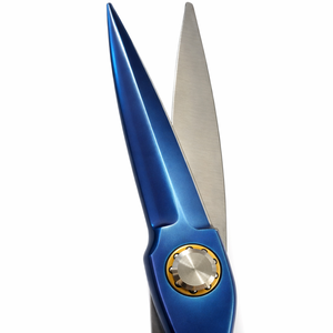 Tijeras Profesionales para Cortar Cabello de 6.5 Pulgadas, Acero Inoxidable, Color Azul, para Peluqueros de Salón - Product Image 4