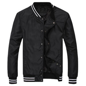 แจ็คเก็ตเบสบอลวิทยาลัยแบบ OEM ที่ปรับแต่งได้ ระบายอากาศได้ดี ไซส์พลัส โลโก้ด้านหน้าปรับแต่งได้ ใส่ได้ทั้งชายและหญิง สำหรับฤดูหนาว แบบกลับด้านได้ - Product Image 1