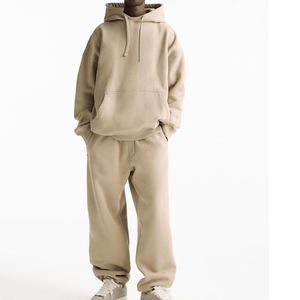 Chándal con logotipo personalizado unisex, conjunto de pantalones de chándal con capucha y diseño impreso bordado para invierno, ropa de calle para correr, Sudadera con capucha personalizada - Product Image 4