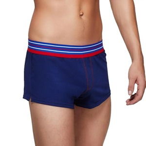 Calzoncillos bóxer informales holgados de algodón sólido para hombre, cintura elástica, cintura media, ropa interior para dormir, PIJAMAS - Product Image 6