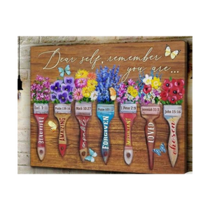 Plaque murale extérieure personnalisée en bois peinte à la main, motif floral unique avec abeille, décoration de jardin moderne, Prisma Designs - Product Image 3