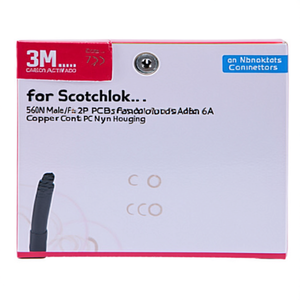 อะแดปเตอร์เชื่อมต่อ PCB 3M สำหรับ Scotchlok 560N 2P 6A แบบตัวผู้/ตัวเมีย หน้าสัมผัสทองเหลือง/ทองแดง ตัวเรือนไนลอน PC - Product Image 2