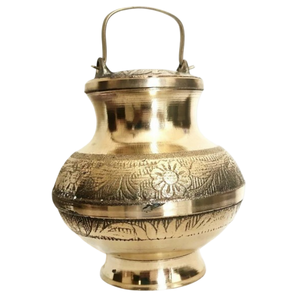 High Quality Vintage Pure Brass <b>Lota</b> With Engraving Polish Finished For Kitchen Use Antique Arabic Lutiya Kitchenware Item - Product Image 1