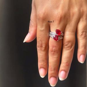 Impresionante anillo de dedo hermoso de moda elegante anillo de moda para mujeres y niñas anillo de dedo elegante para fiesta y boda - Product Image 3