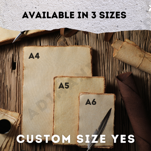 Planificateur personnalisé Vintage Deckle Edge fait à la main 130,150 Mg feuilles pour l'écriture calligraphie impression carnet de croquis en gros artisanat papier - Product Image 2